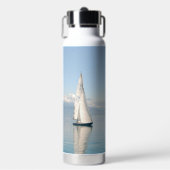 Sport of Sailing Photo plus Anchor-Heart aanpassen Waterfles (Voorkant)
