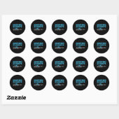 Sport Opa Definitie Surfen  Ronde Sticker (Vel)