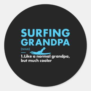 Sport Opa Definitie Surfen Ronde Sticker