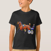 Sport Paardenrace en Harness Racing T-shirt (Voorkant)