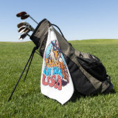 SPORT Partij in de VS Golfhanddoek (Groen)