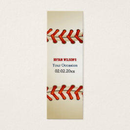 Sport Party Baseball thema Gepersonaliseerde Gift  Mini Visitekaartjes