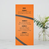 Sport Party Basketbal thema Menu kaarten (Staand voorkant)