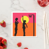 Sport Party Idee Netball Thema Servet (Insitu)