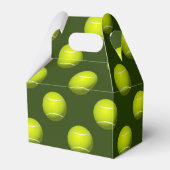 Sport Party Tennis thema Gepersonaliseerde gunst b Bedankdoosjes (Achterkant)