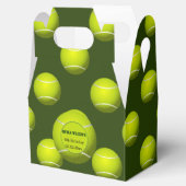 Sport Party Tennis thema Gepersonaliseerde gunst b Bedankdoosjes (Geopend)