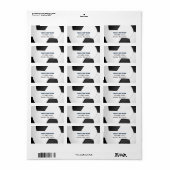 Sport Party Voetbal thema adreslabel Etiket (Full Sheet)