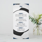 Sport Party Voetbal thema Personaliseren Menu kaar (Staand voorkant)