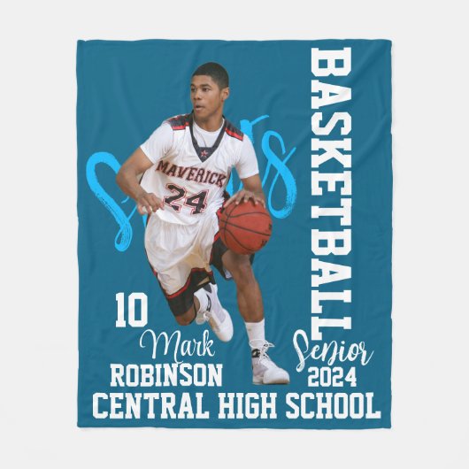 Sport Photo Player spel Fleece Deken (Voorkant)