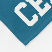 Sport Photo Player spel Fleece Deken (Hoek)