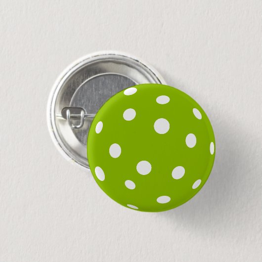 Sport Pickleball groene bal Ronde Button 3,2 Cm (Voorkant /achterkant)