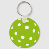 Sport Pickleball groene bal Sleutelhanger (Voorkant)