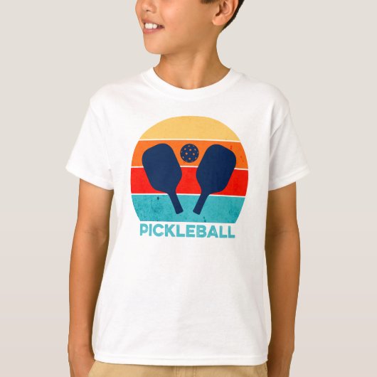 Sport  Pickleball peddel en bal T-shirt (Voorkant)