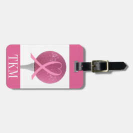 Sport - Pink Ribbon Golf Bagagelabel
