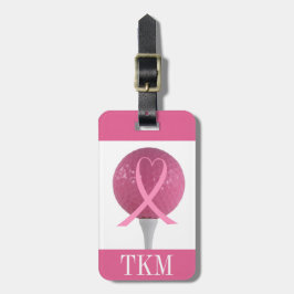 Sport - Pink Ribbon Golf Bagagelabel