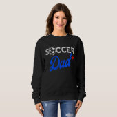 Sport Player Voetbal Pap Fathers Day Top Parent (Voorkant volledig)