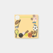 Sport post het notitie post-it® notes (Voorkant)