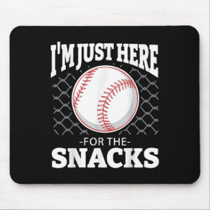 Sport Quote Grappig In Just Here Voor De Snacks Re Muismat
