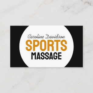 Sport & Remedial Massage Diep Weefsel Lichaamsgene Visitekaartje