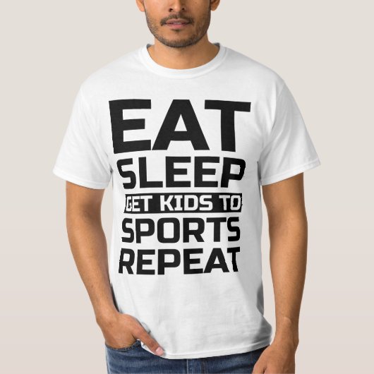 Sport Routine Casual T-shirt (Voorkant)