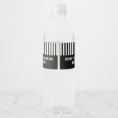 Sport Scheidsrechter met Fluit Waterfles Label Etiket (Achterkant)