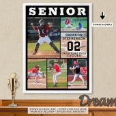 Sport Senior Afstuderen 6 Fotocollage Poster