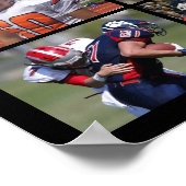 Sport Senior Night Afstuderen 22 Fotocollage Poster (Hoek)