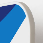 Sport Signature Diagonal Blue Striped Pickleball Paddle (Links Detail)