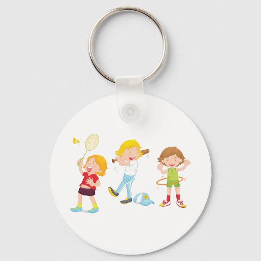 Sport Sleutelhanger (Achterkant)