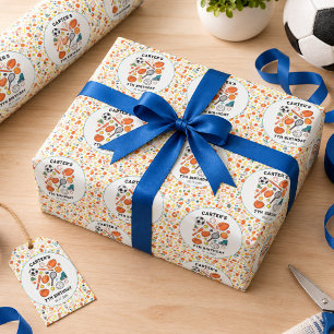 Sport Spel Tijd All-Star Verjaardag Kids Sport Cadeaupapier