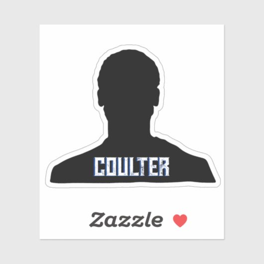 Sport Speler Silhouette Custom Sticker (Vel)