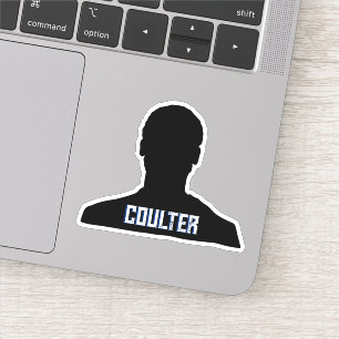 Sport Speler Silhouette Custom Sticker