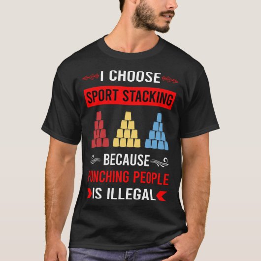 Sport Stacking Beker Stacking Snelheid Stacking Be T-shirt (Voorkant)