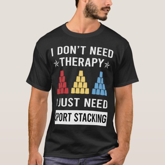 Sport Stacking Cup Stacking Speed Stacking Bekers T-shirt (Voorkant)