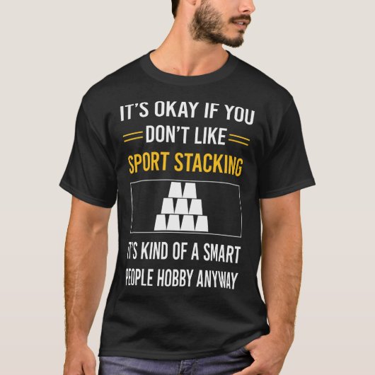 Sport Stapelbeker Stapelsnelheid Stapelbekers T-shirt (Voorkant)