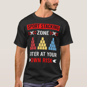 Sport Stapelbeker Stapelsnelheid Stapelbekers T-shirt
