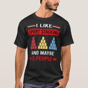 Sport Stapelen Beker Stapelen Snelheid Stapelen Be T-shirt