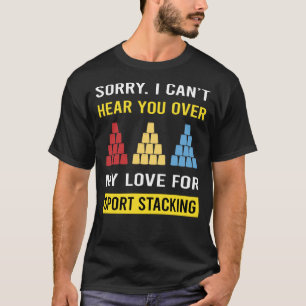 Sport Stapelen Bekerstapelen Snelstapelen Bekers T-shirt