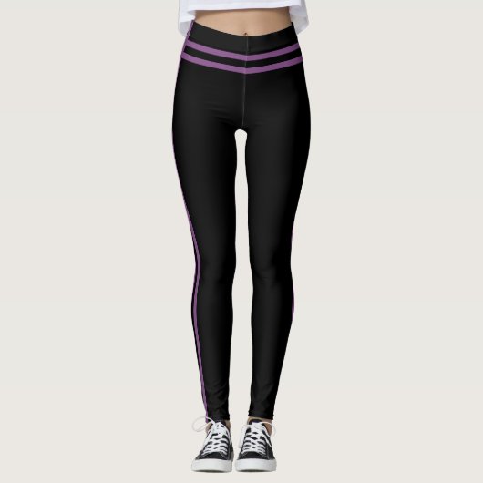 Sport Stripe Leggings - Aangepaste kleuren (Voorkant)