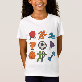 Sport Style Grafische T-shirt – Atletisch Design