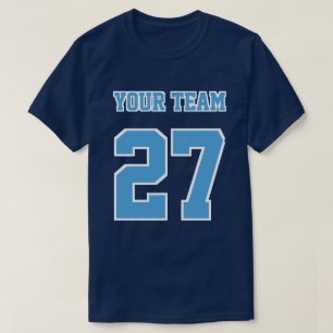 Sport Team Naam Nummer Wit Groen Contouren T-shirt