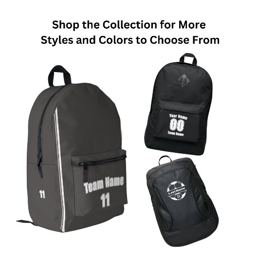Sport Team Rugzakken - Aangepaste naam en nummer