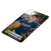 Sport Team Speler (4 "x6") Fotomagneet Magneet (Linkerzijde)