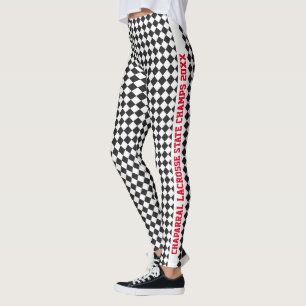 Sport Team Spirit School Kleuren Fan Club Event Leggings