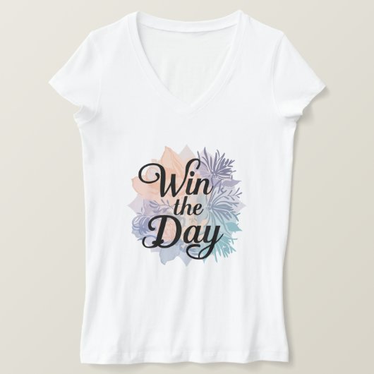 SPORT-TEK atletische Shirten voor vrouwen - Win de T-shirt (Design voorkant)