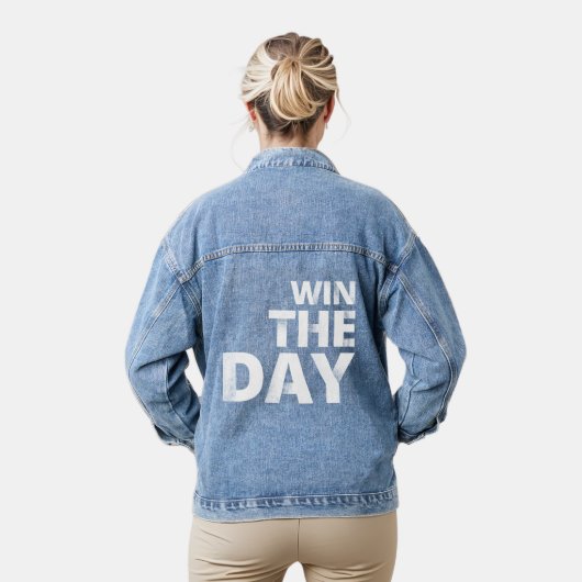SPORT-TEK Dames Atletiek Shirts Denim Jacket (Model)