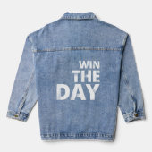 SPORT-TEK Dames Atletiek Shirts Denim Jacket (Achterkant)
