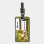 Sport Tennis Bagagelabel (Voorkant verticaal)