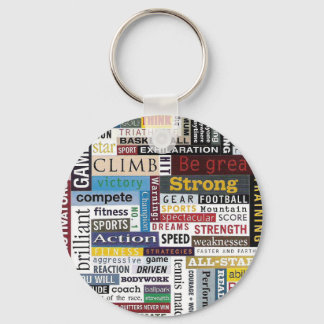 Sport, Tennis, Basketball, Football Sleutelhanger