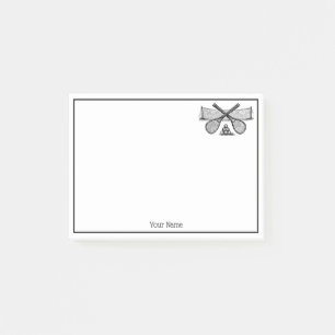 Sport Tennis Net, Crossed Racquets, Balls Post-it® Notes